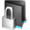 Private Folder Black icon